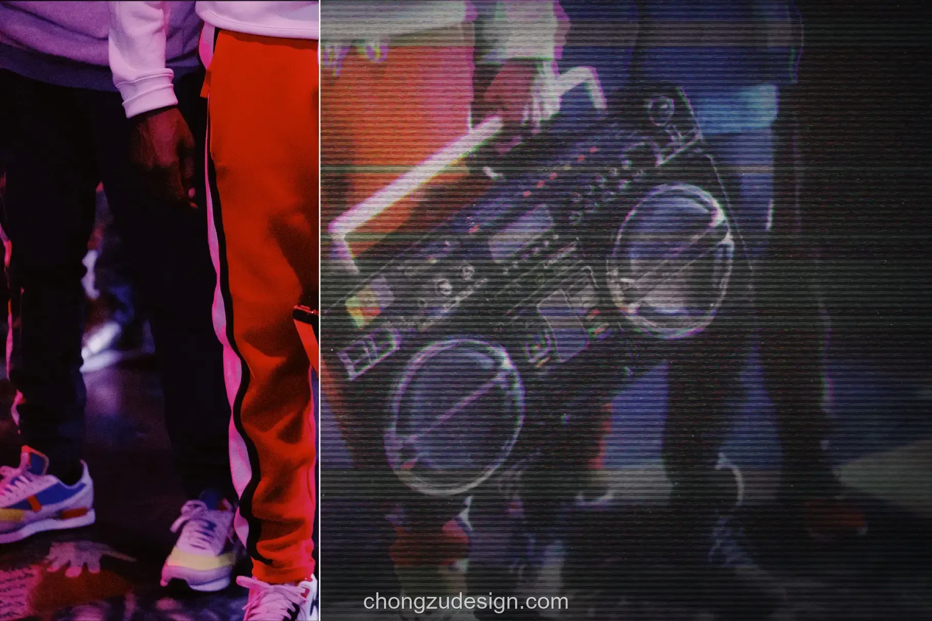 复古VHS故障模拟频噪点扫描线失真特预览3