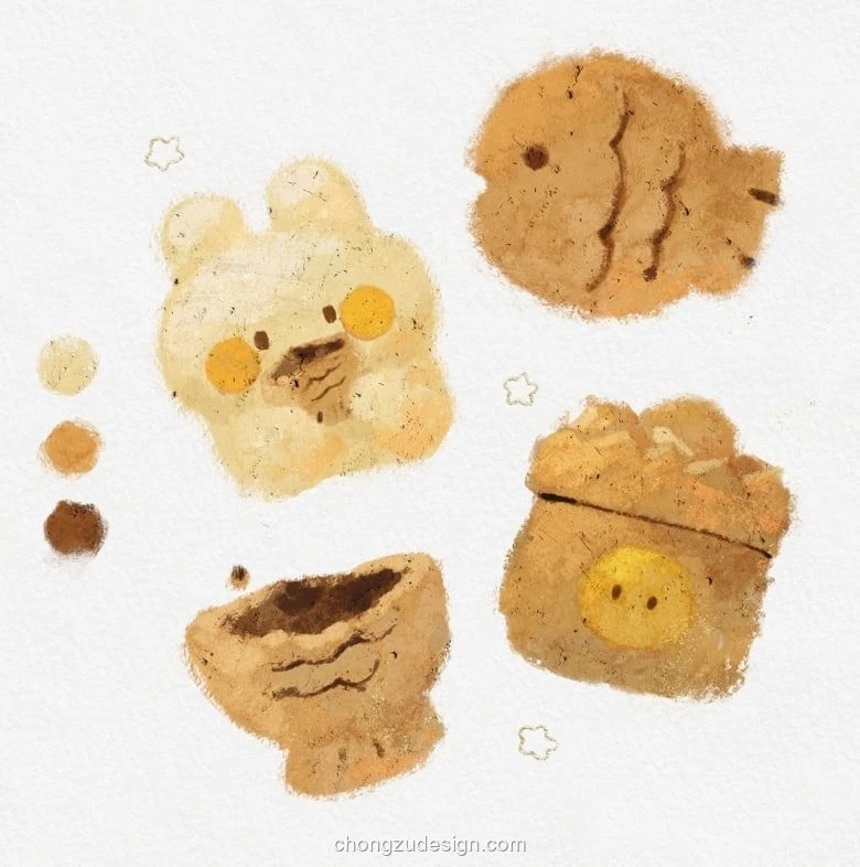 油画棒质感绘画笔刷合集Procrea预览2